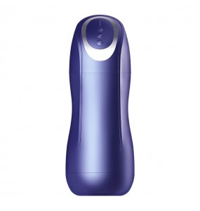USA SVAKOM - ZEMALIA Vibration Sucking Masturbator (Chargeable - Blue)